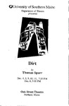 Dirt Program [1998] by University of Southern Maine Department of Theatre