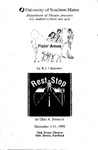 Student One-Acts: Fixin' Amos and Rest Stop Program [1999] by University of Southern Maine Department of Theatre