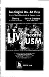 Two Original One Act Plays: Ghosting & Goin' to Graceland Program by University of Southern Maine Department of Theatre