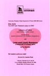 One-Acts: Layers of Love & Love and (Just) Romance Program by University of Southern Maine Department of Theatre