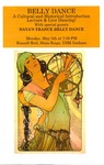 Belly Dance: A Cultural and Historical Introduction and Lecture & Live Dancing! Program