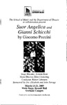 Two Puccini Operas: Suor Angelica & Gianni Schicchi Program by University of Southern Maine Department of Theatre