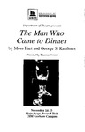The Man Who Came to Dinner Program by University of Southern Maine Department of Theatre
