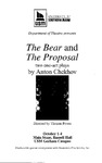 The Bear & The Proposal Program by University of Southern Maine Department of Theatre