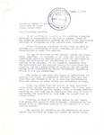 Letter from Mr and Mrs F.L. Bull to Dr. Howard Neville