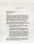 Letter to Chancellor Donald R. McNeil from President Howard R. Neville seeking advice from University Chancellor by Howard R. Neville