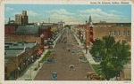 Santa Fe Avenue, Salina, Kansas Postcard