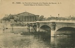 Paris "Le Pont de la Concorde et la Chambre des Députés" Postcard by Wilfrid S. Mailhot Jr.