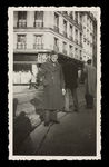 Wilfrid S. Mailhot, Jr. on a Street in Paris Photograph