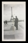 Wilfrid S. Mailhot, Jr. at the Eiffel Tower Photograph